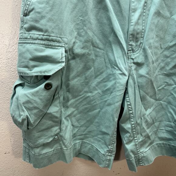 Polo Ralph Lauren Cargo Shorts Men’s 36 Streetwear Preppy Baggy Y2K Cotton Green - Picture 3 of 7